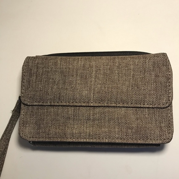 New canvas crossbody wallet bag khaki by NGIL - Picture 4 of 4